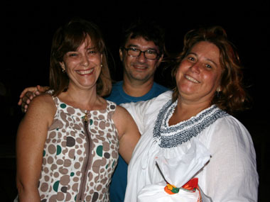 Daniella, Joao Barral e Rosana Imbassay