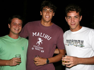 Igor Castelani, Felipe Bitencourt e Pedro Imbassay