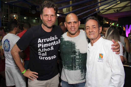 Carlos Bertolazzi, Fabricio Lemos e Beto Pimentel