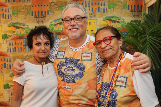 Valeria Baracat, Joao Ciaco e Licia Fabio