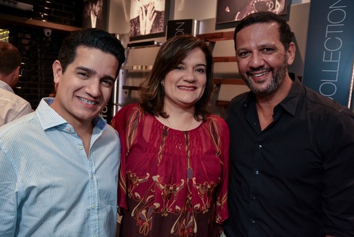 Rodrigo Cassieri, Fabiola Martins e Rogerio Menezes