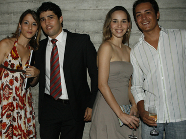 Gabriel Brandt, Tais Lemos, Carlos Mascarenhas e Camila Carvalho