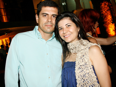 Leila Tourinho e Adriano Ramos