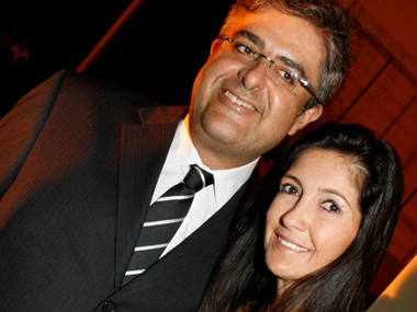 Lygia Dourado e Marcelo Carvalho