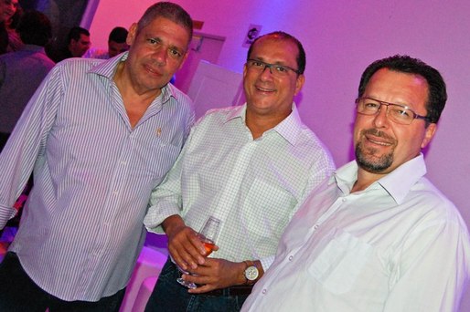 Marcos Ribeiro, Paulo Carvalho e Luiz Pirola