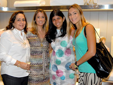 Tereza Barreto, Adriana Trussardi, Clara Lemos e Joana Requio