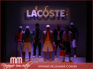 Abertura da coleção Lacoste