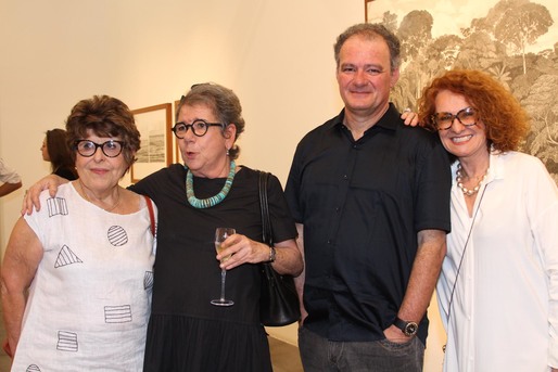 Regina Silveira, Jeanete Musatti, Francisco Faria e Marga Pasquali