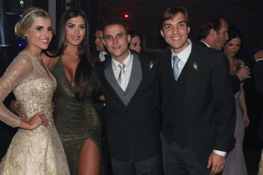 Sandynha Barbosa, Mayra Della Vega, Artur Barbosa e Vitor