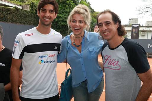 Thomaz Belucci, Karina Bacchi e Fernando Meligeni