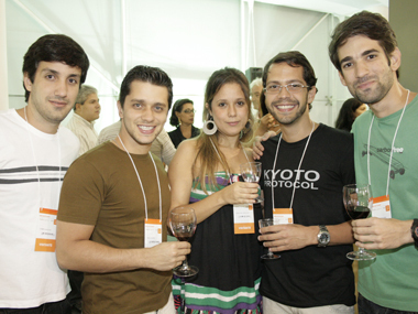 Victor Cassini, Andre, Jose Augusto, Fernanda Gonzalez e Isla Carvalho