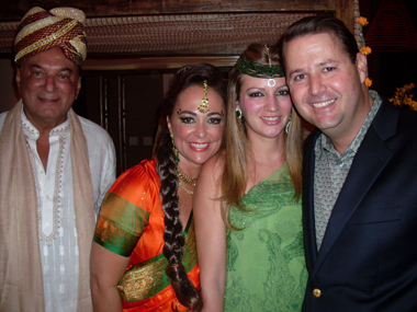 Cleraldo e Veronica Andrade com Isabela e Mario Dantas