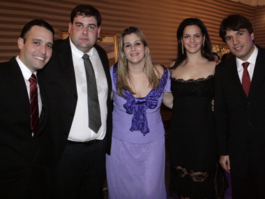 Pedro Barreto, Sergio Barreto, Claudia Vilalva, Guilherme Ribeiro e Fernanda Ribeiro