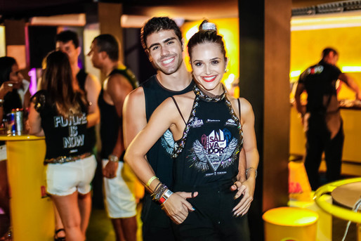 Juliano Laham e Juliana Paiva