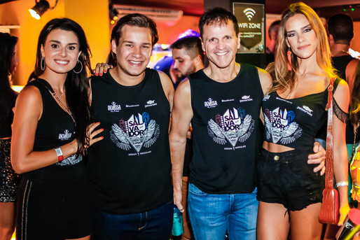 Jenifer Buerger, Cristiano Buerger, Alexandre Carvalho e Isabelle Nassar