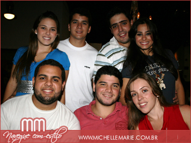 Felipe Marques, Priscila Franco, Eduardo Brito, Wolton Fonseca, Gabriel Trocoli, Samantha Moreira e Bruna Garrido