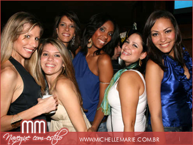 Renata Maris, Luciana Araujo, Graziele Vieira, Camilla Santiago, Verena Araujo e Gerusa Lima