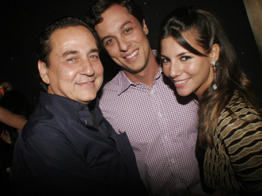 Nestor Rocha, Felipe Carvalho e Nicole Tamborideguy.