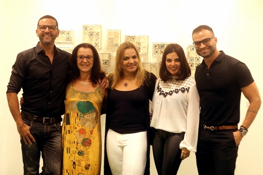 Rogerio Menezes, Rira Camara, Andrea Velame, Daniela Lopes e Flavio Moura