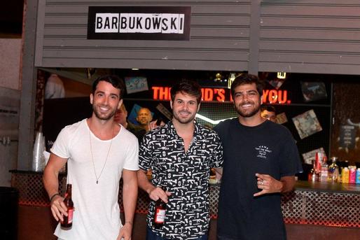 Mateus Correia, Kaka Quintanilha e Bernardo Palermo