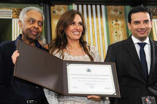 Gilberto Gil, Flora Gil e Leo Prates