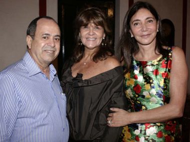 Eraldo Costa. Teresa Coutinho e Samira Leal