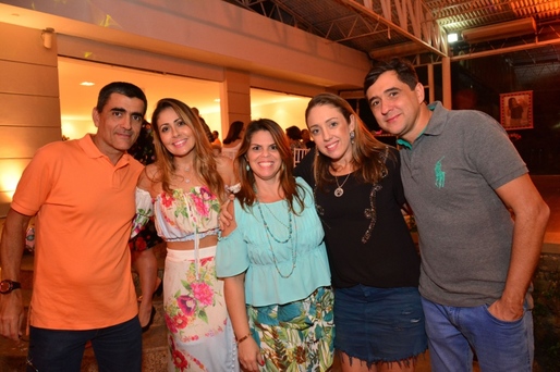 Alexandra, Luzia, Marcela, Angelo e Eros