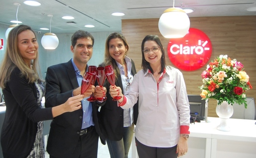 Thrissia, Gerente de Lojas Próprias Claro, Marco Aurélio e Tatiana, Gerente Loja Claro Salvador Shopping