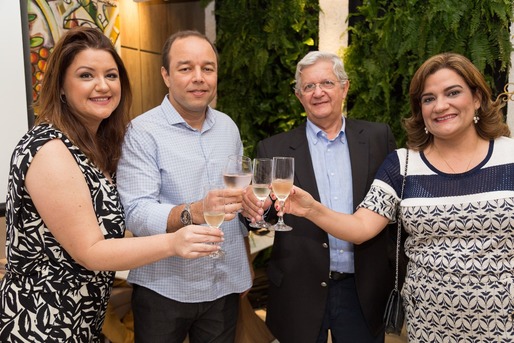 Viviane Zorzete, Leo James, Pedro Barros e Fabiola Martins