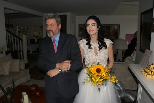 Casamento de Cristiane Machado com Sergio Thompson Flores