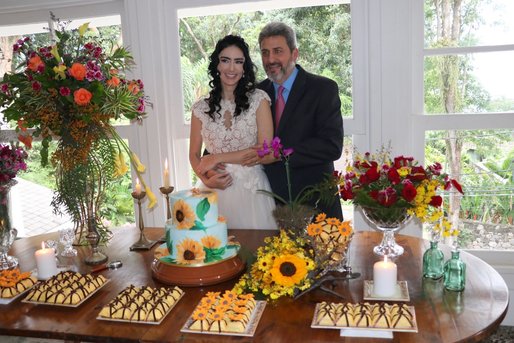 Casamento de Cristiane Machado com Sergio Thompson Flores