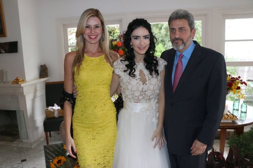 Casamento de Cristiane Machado com Sergio Thompson Flores