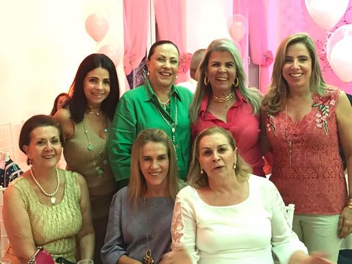 Leninha Felix, Tina Lima, Tania Motta, Yvanna Tudes, Eliane Carvalho, Jussara e Magalai Góes