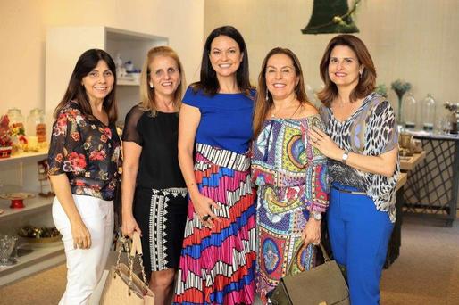 Carmen Carvalho, Lucia Andrade, Sabrina Furtado, Marcia Amoedo e Josinha Coelho