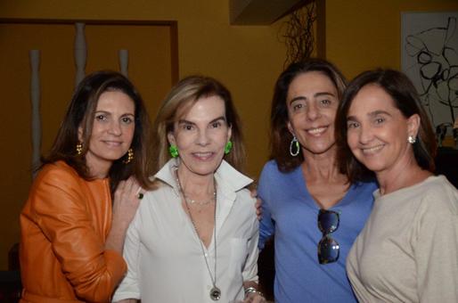 Paula Nabuco, Henriqueta Gomes, Monica Marinho e Bebel Niemeyer