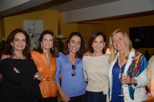 Sueli Stambowsky, Paula Nabuco, Monica Marinho, Bebel Niemeyer e Inês Basto