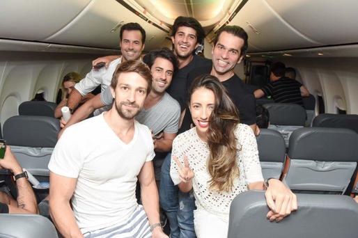 Eduardo Scarpa,Joao Marcos Calfat,Beto Coelho da Fonseca,Gabriel Baida,Felipe Scarpa e Dj Sarah Stenzel