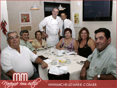 Jose Roberto, Frederico e Elaine Feijor, Alzmir, Eliana e Carlos Sobral