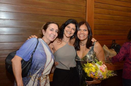 Filomena Fontes, Andréa Jundi e Lourdes Lira