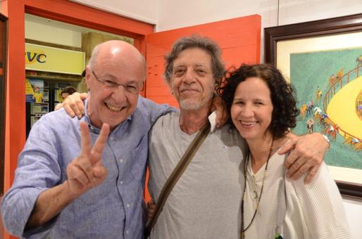 Evandro Carneiro, Gianguido Bonfanti e Marisa Maia