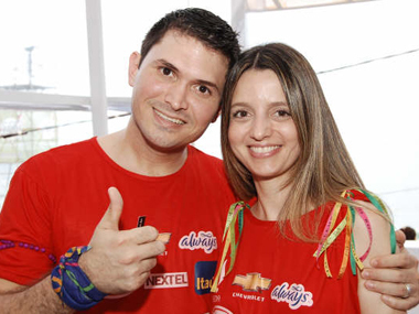 Wilker e Viviane Freire