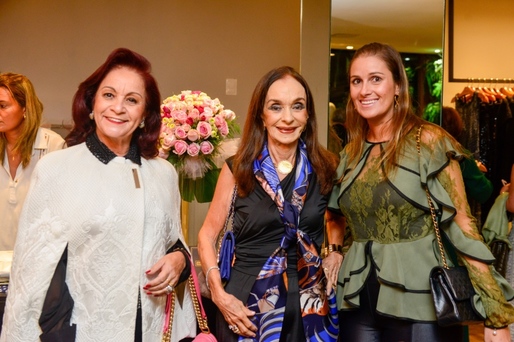 Moema Ribeiro, Verinha Luedy e Aline Ribeiro