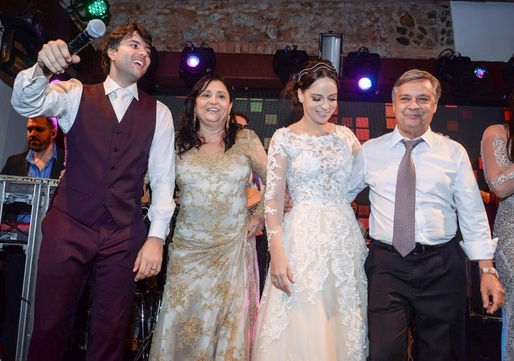 Gabriel Marques, Ana, Adriana e Luiz Carreira