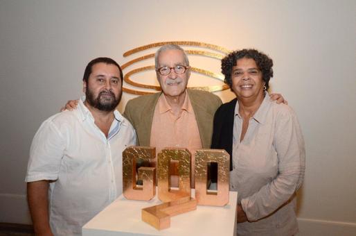 André Seffrin, Luiz Carlos Lacerda e Lia Sampaio