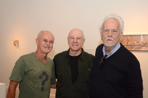 José Andrade, Wilson Piran e Pedro Xexéo