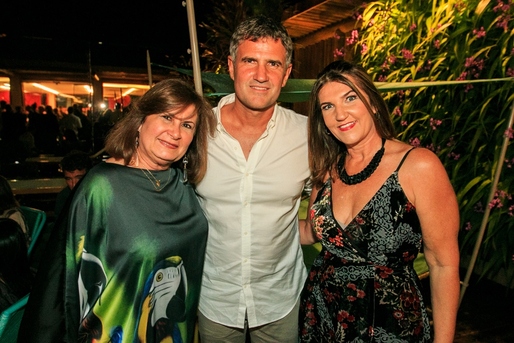 Celeste Leão, Luciano e Roberta Mandelli