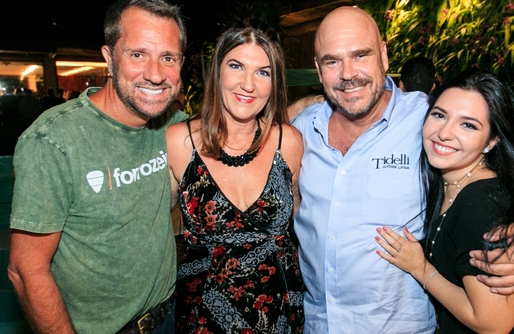 Luis salem, Roberta Mandelli, Lon Menezes e Francesca Mandelli Souza