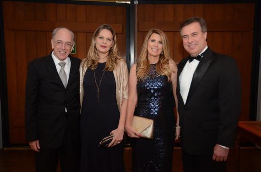 Pedro Parente e Joana Henning Pereira com Danielle e Gustavo Brigagão