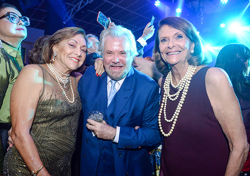 Margarida Luz, Milton Martinelli e Bebel Dantas