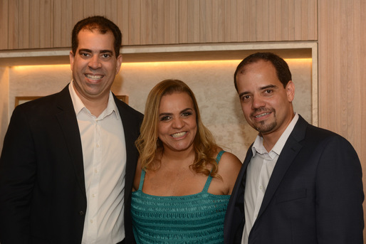 Daniel Sampaio, Andrea Velame e Eduardo Pedreira